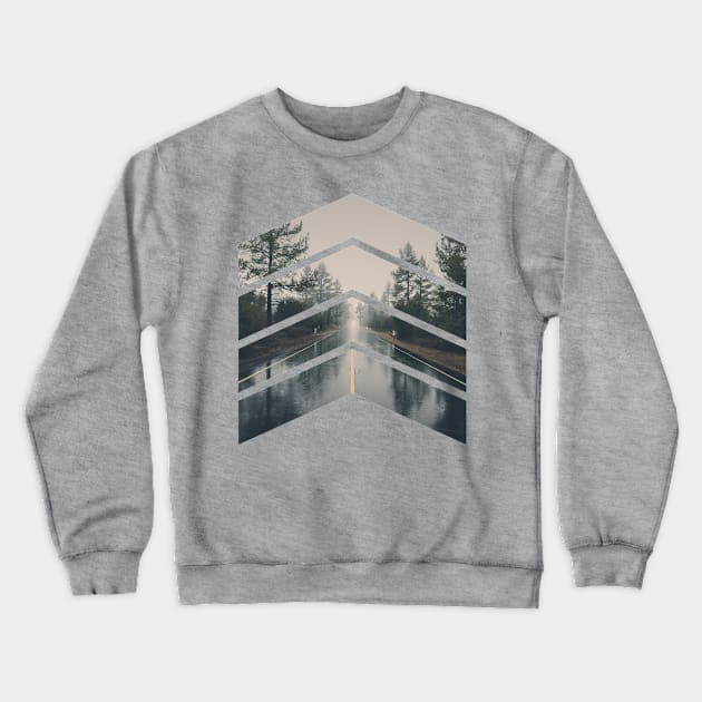 Arrow Landscape Crewneck Sweatshirt by shellysom91